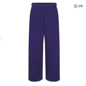 SKIMS Cotton Fleece Straight Leg Pants in Concord FULL SET AVAILABLE